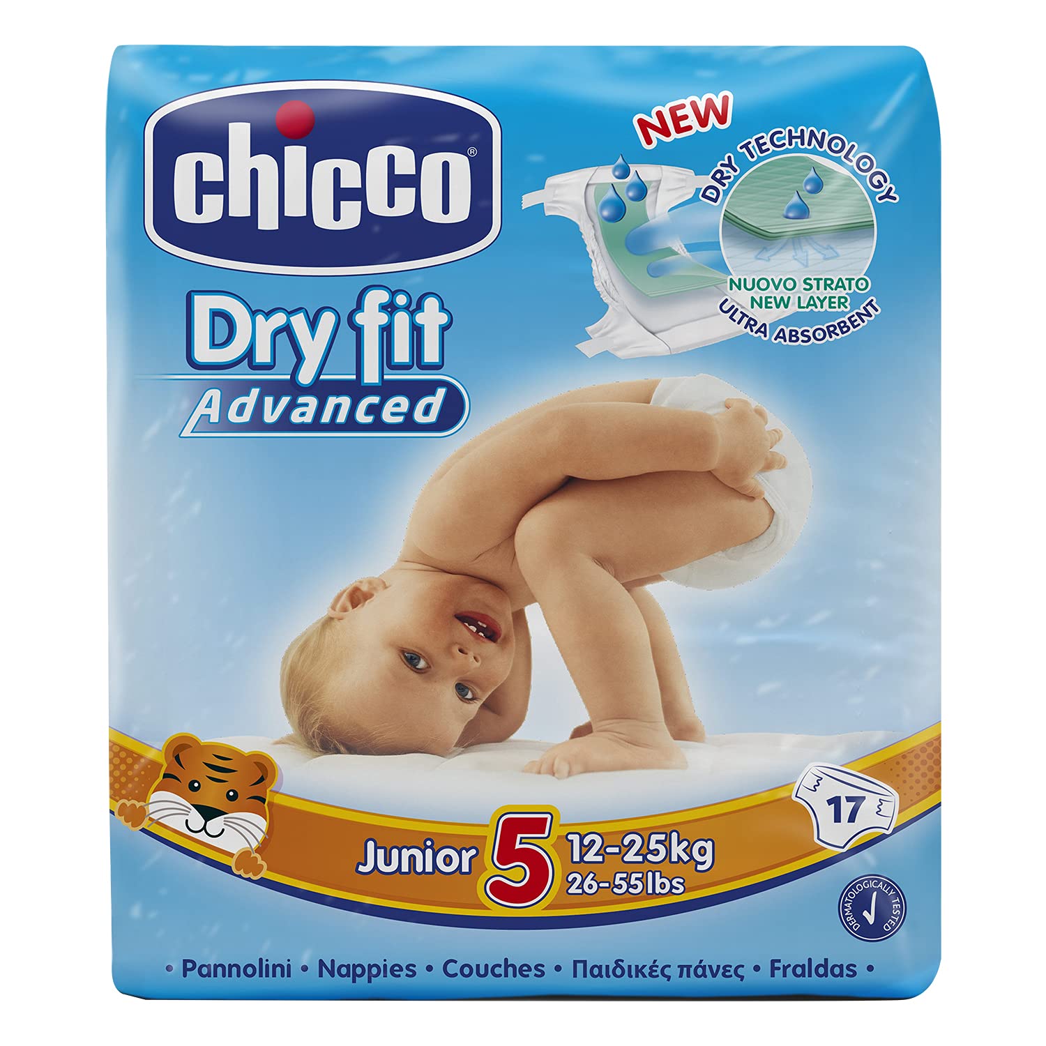 Chicco Diaper Dry Fit Advance Junior 17X10 (Chi-00007174000000)