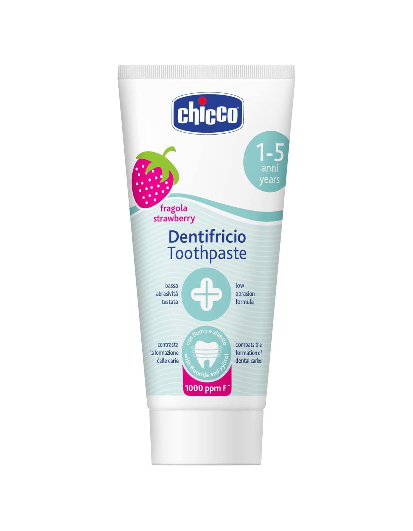 Chicco Toothpaste Strawberry 12M+ 50ML With Fluoride (Chi-00007429000000)