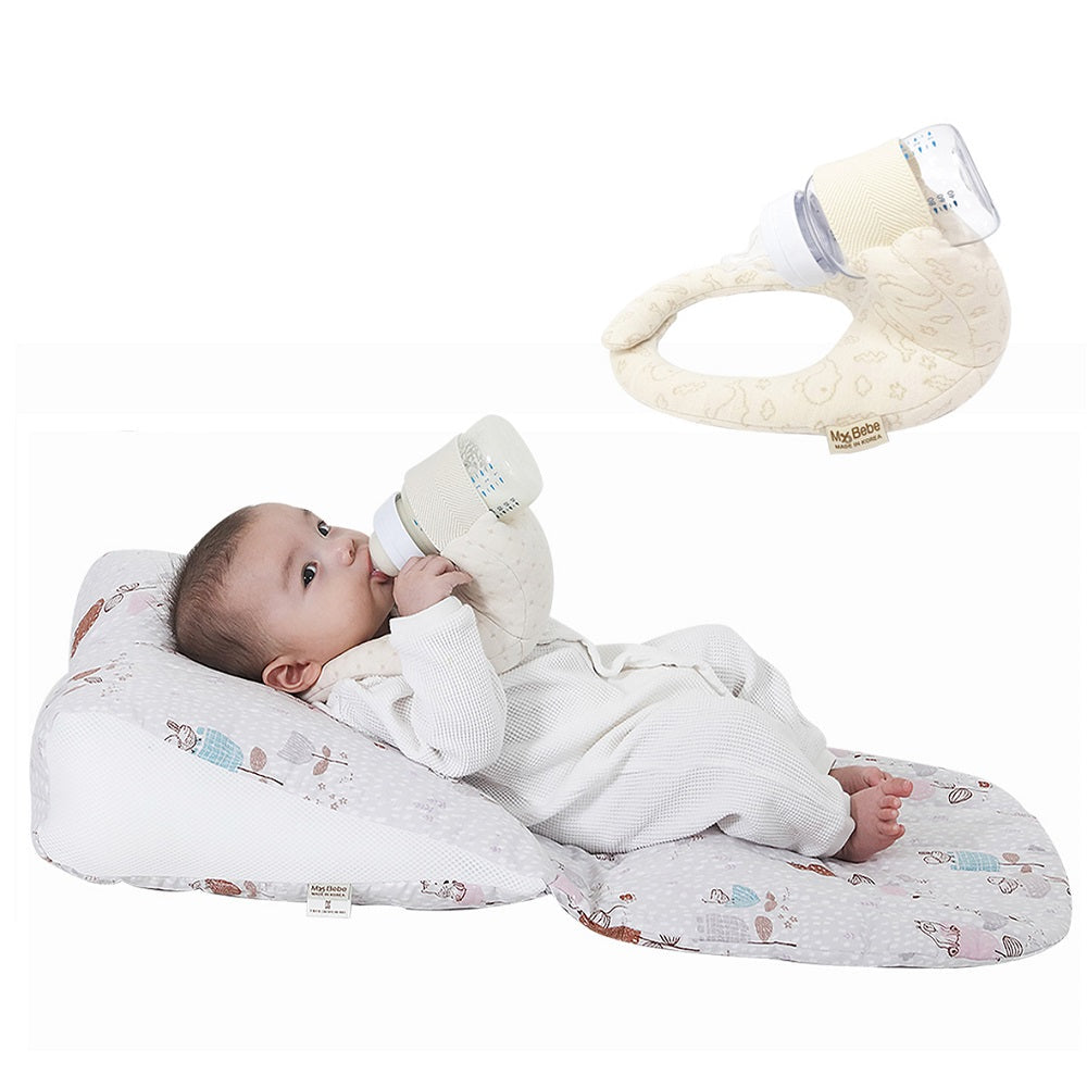 MyBebe - Baby Lounger & Baby Self-Feeding Cushion Bundle Offer