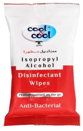 Cool &amp; Cool - Anti-Bacterial Disinfectant Wipes, 10-Pack