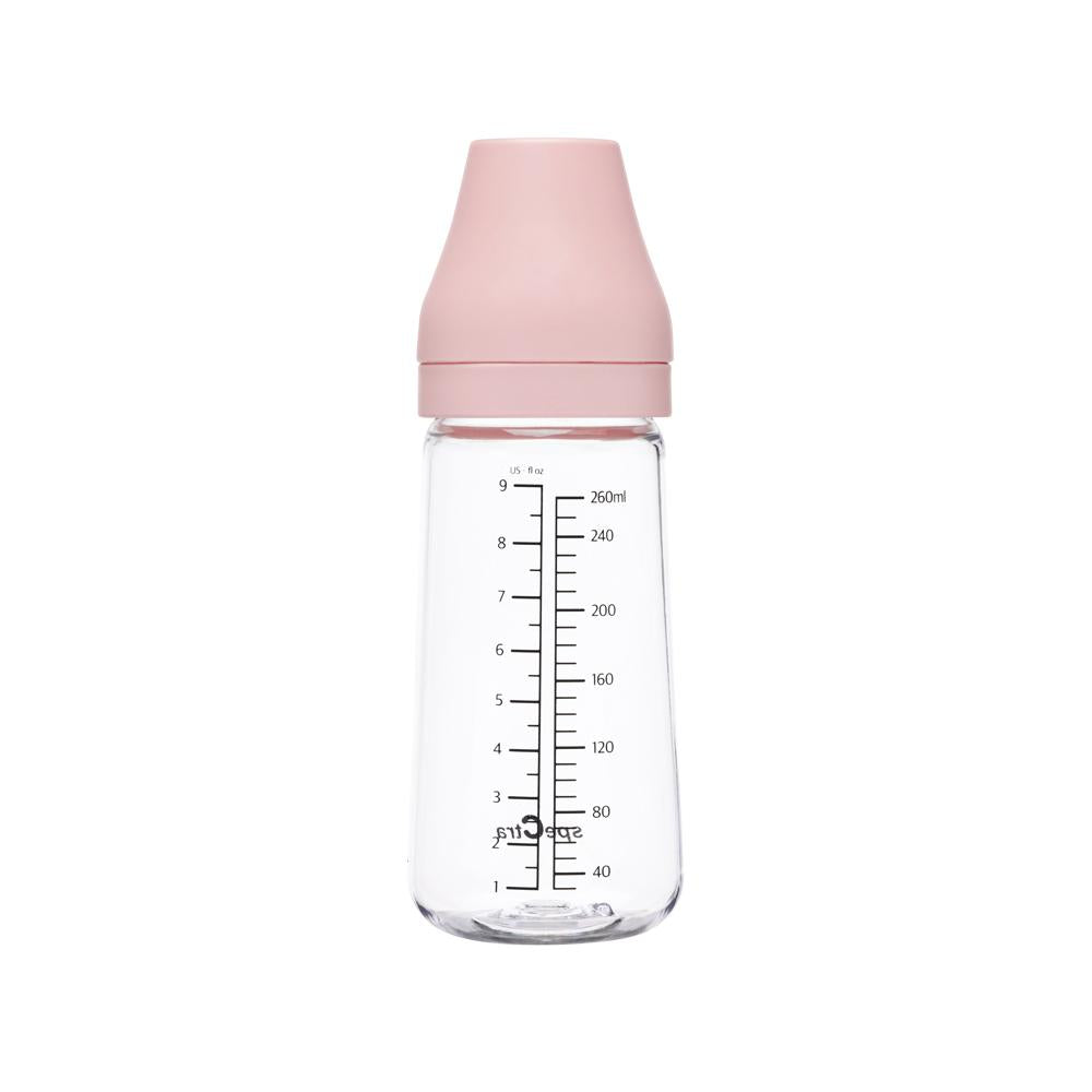 Spectra Leak Proof Straw Bottle - PA Baby Bottle Cream Pink 260 ML