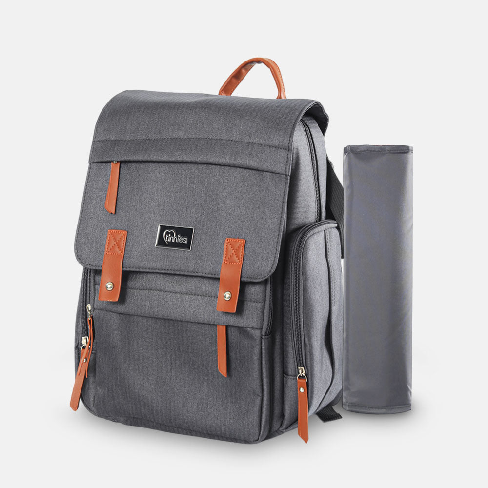 Baby Diaper Bag Pack Grey