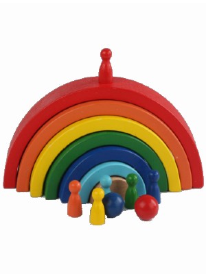 TMS - Rainbow Stacker - 6pcs