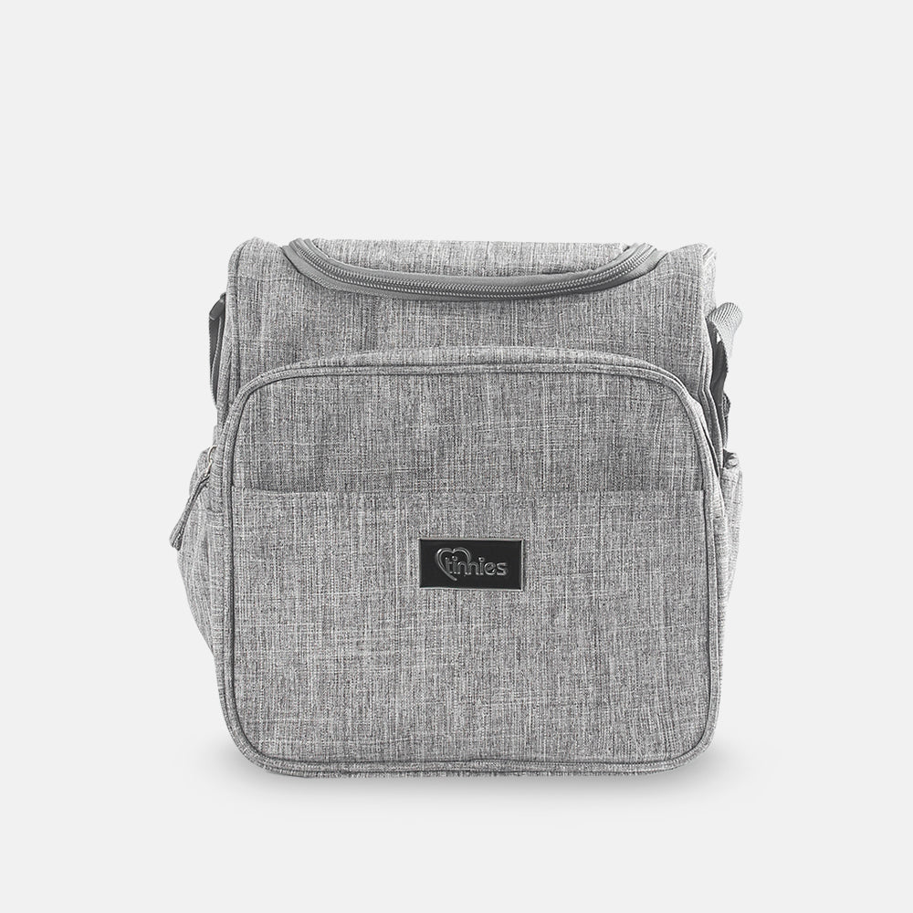 Tinnies Baby Diaper Bag (S) Grey