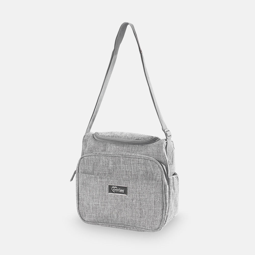 Tinnies Baby Diaper Bag (S) Grey