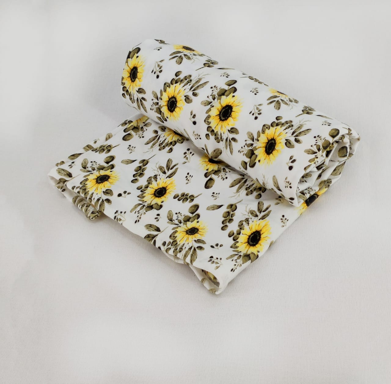 Mom Tribe Mart – Jersey Swaddle - Sunflower