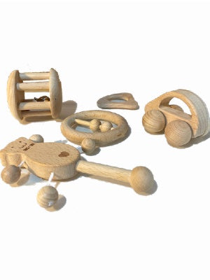 TMS – Wooden Rattle Set