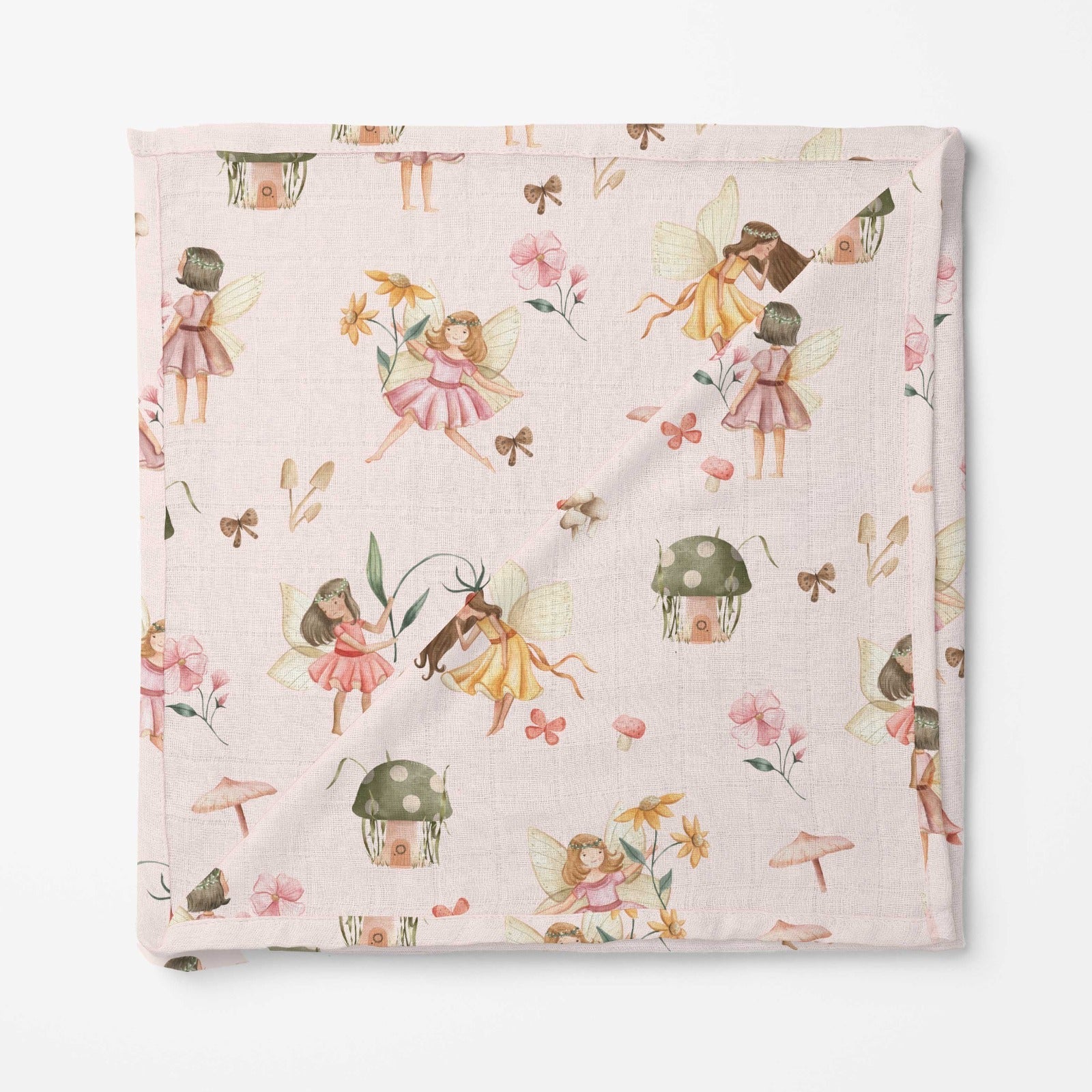 DANCING FLOWER MUSLIN SWADDLE