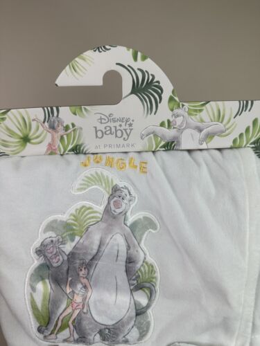 DISNEY BABY Jungle Book Baloo & Friends Soft Baby Blanket Primark Gift NEW