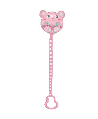 Farlin Pacifier Clip Pink