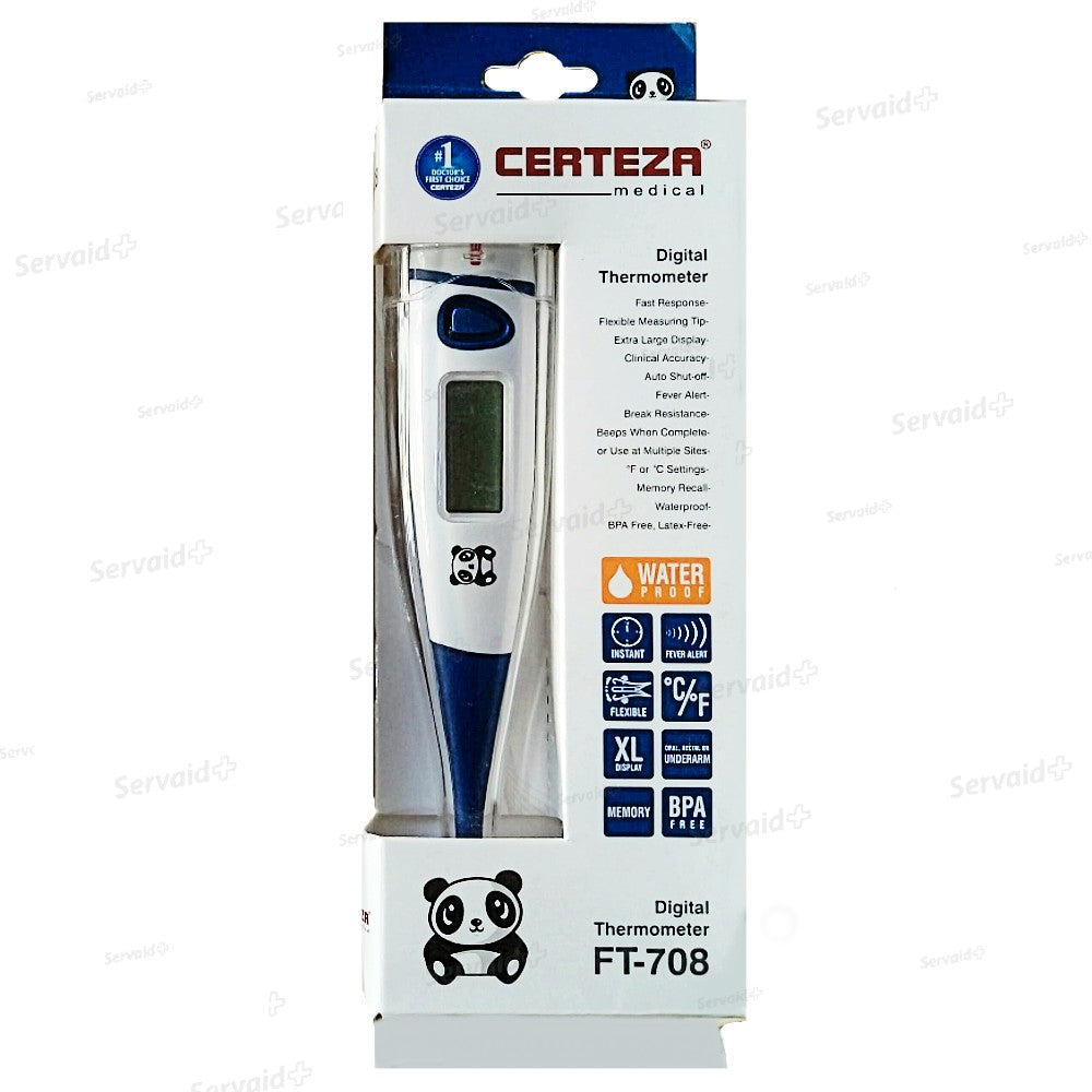 CERTEZA FT-708 Digital Flexible Tip Thermometer