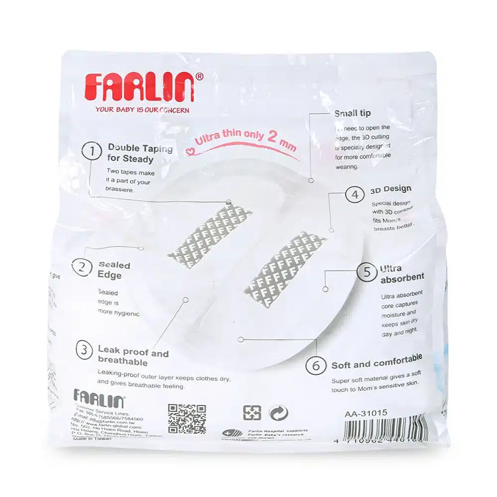 Farlin Disposable Ultra Thin Breast Pads – 120 Pcs