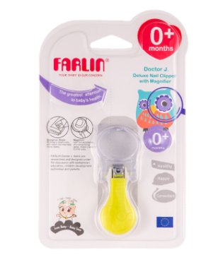 Farlin - Deluxe Nail Clipper W/ Magnifier