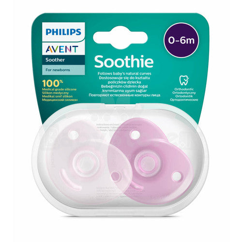 Philips Avent CURVED SOOTHIE GIRL 0-6M