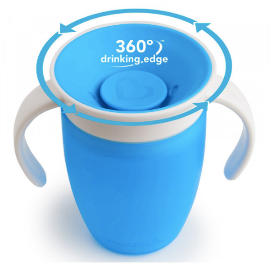 Munchkin - Miracle 360 Non Spill Trainer Cup 7oz - Blue