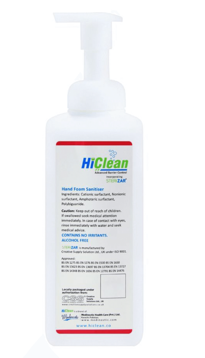 HiClean Hand Foam Sanitiser (Vanilla) - 600ml