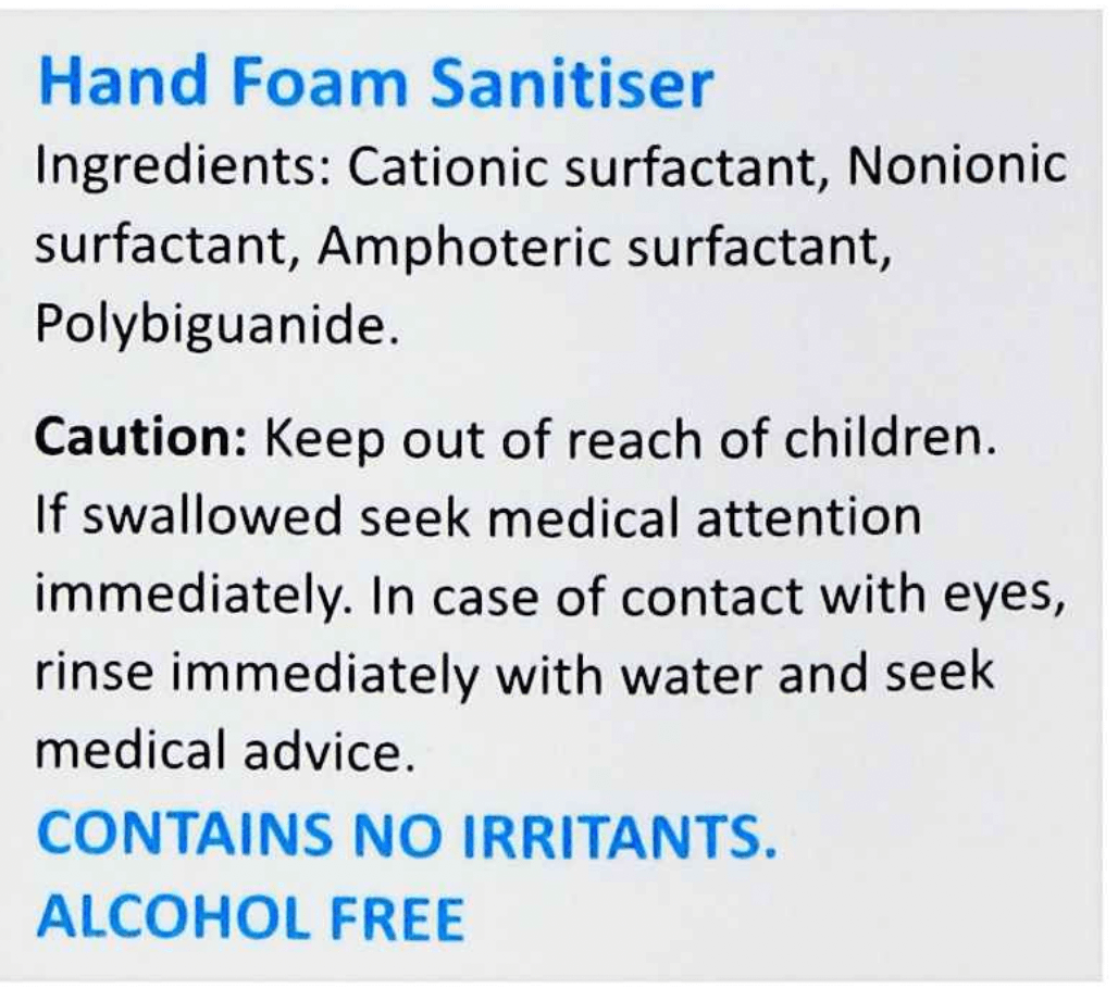 HiClean Hand Foam Sanitiser (Vanilla) - 600ml