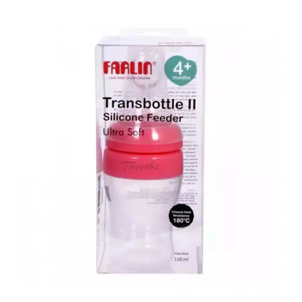 Farlin Transbottle Ii Silicone Feeder Pink