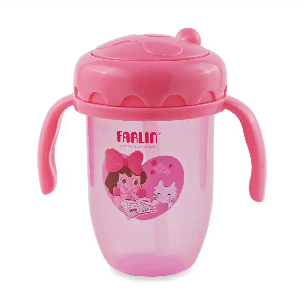 Farlin Straw Training Cup AG-10011-PINK