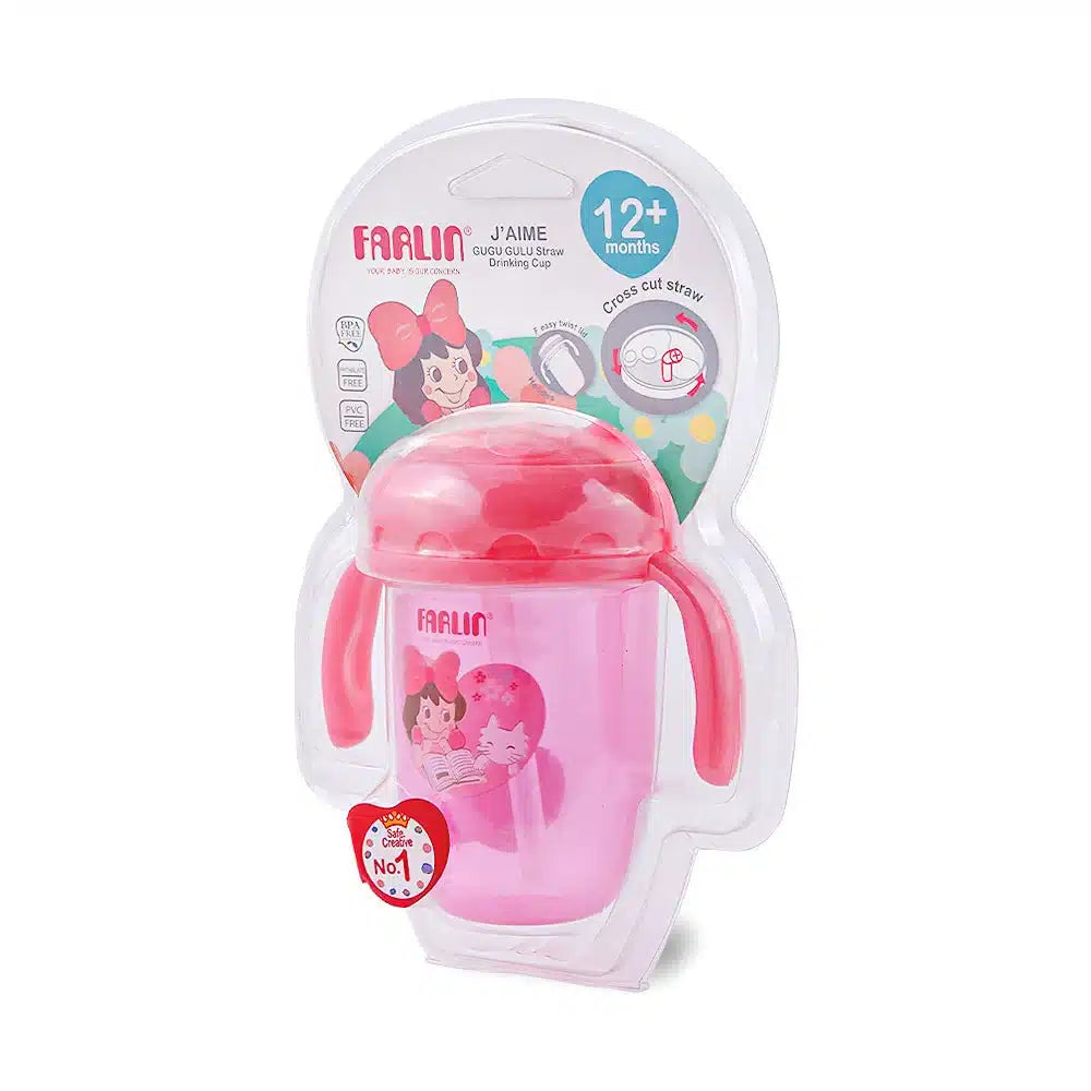 Farlin Straw Training Cup AG-10011-PINK