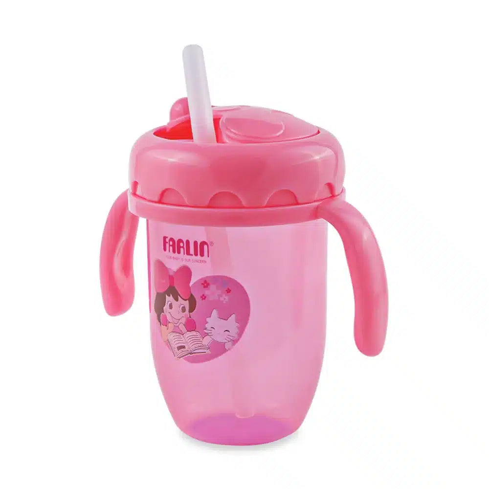 Farlin Straw Training Cup AG-10011-PINK