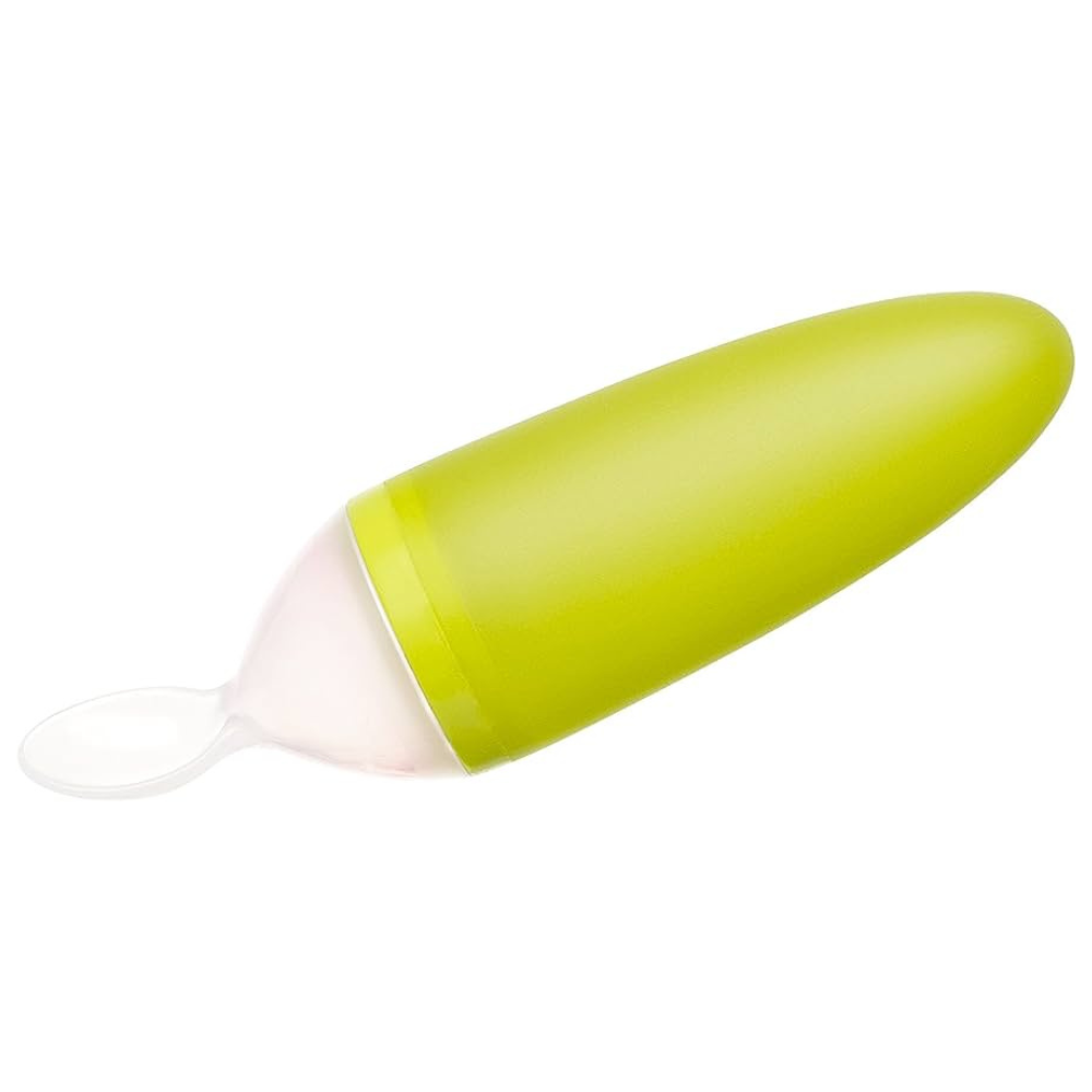 Boon - Squirt Silicone Baby Food Dispensing Spoon - Green