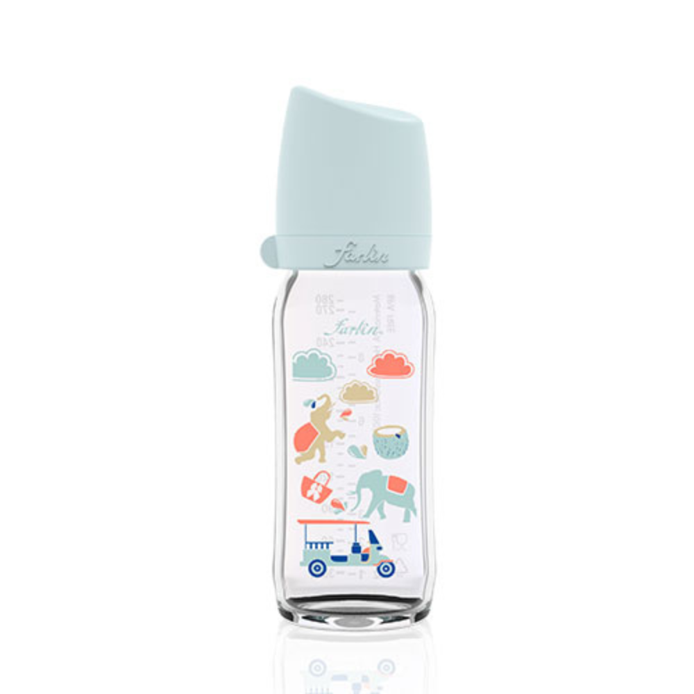 Farlin PA Wide-Neck Feeding Bottle 280ml – Blue